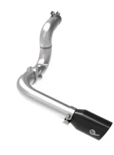 aFe Power Large Bore-HD 3" Stainless DPF-Back Exhaust System w/ Black Tip Jeep Wrangler JL EcoDiesel V6 3.0L 2020-2023                                     - 49-38092-B - Image 4