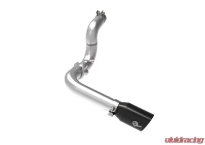 aFe Power Large Bore-HD 3" Stainless DPF-Back Exhaust System w/ Black Tip Jeep Wrangler JL EcoDiesel V6 3.0L 2020-2023 - 49-38092-B