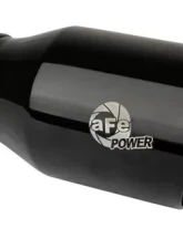 aFe Power Large Bore-HD 3" Stainless DPF-Back Exhaust System w/ Black Tip Jeep Wrangler JL EcoDiesel V6 3.0L 2020-2023                                     - 49-38092-B - Image 4