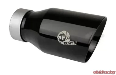 aFe Power Large Bore-HD 3" Stainless DPF-Back Exhaust System w/ Black Tip Jeep Wrangler JL EcoDiesel V6 3.0L 2020-2023 - 49-38092-B