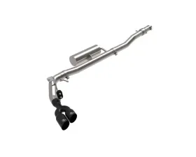 aFe Power Rebel Series 3 IN 304 Stainless Steel Catback Exhaust System w/Black Tips