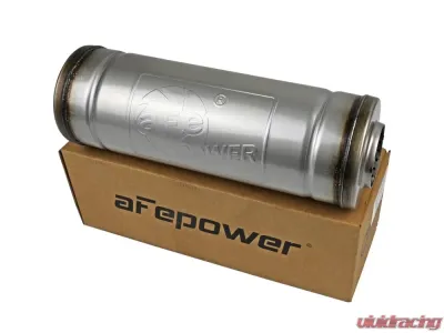 AFE Power Mach Force-XP 2.5" Stainless Steel Muffler, Center Inlet/Outlet, 14" Body Length - 49M30045