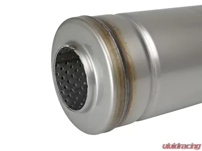 AFE Power Mach Force-XP 2.5" Stainless Steel Muffler, Center Inlet/Outlet, 14" Body Length - 49M30045