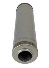 aFe Power Mach Force-XP 2.5" Stainless Steel Muffler, 5" Round x 18" Body, Center/Center                                     - 49M30048 - Image 3