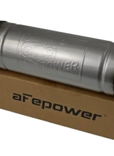 AFE Power Mach Force-XP 3" Stainless Steel Muffler, 3" In/Out Center/Center, 5" Round x 14" Body                                     - 49M30049 - Image 4