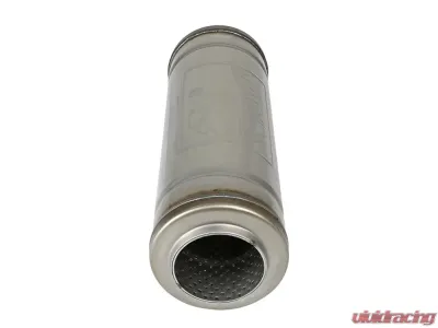 AFE Power Mach Force-XP 3" Stainless Steel Muffler, 3" In/Out Center/Center, 5" Round x 14" Body - 49M30049