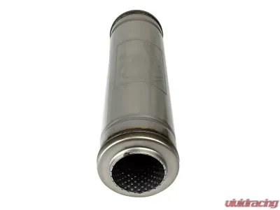 aFe Power Mach Force-XP 3" Stainless Steel Muffler, 304 Steel, 5" Round x 18" Body - 49M30050