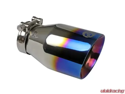 aFe Power Mach Force-XP 2-1/2" 304 Stainless Steel Blue Flame Exhaust Tip - 49T25404-L071