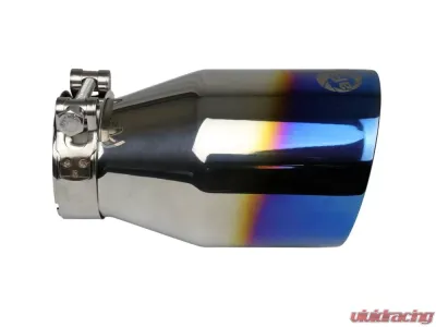aFe Power Mach Force-XP 2-1/2" 304 Stainless Steel Blue Flame Exhaust Tip - 49T25404-L071
