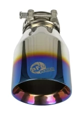 aFe Power Mach Force-XP 2-1/2" 304 Stainless Steel Blue Flame Exhaust Tip                                     - 49T25404-L071 - Image 3