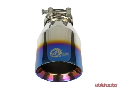 aFe Power Mach Force-XP 2-1/2" 304 Stainless Steel Blue Flame Exhaust Tip - 49T25404-L071