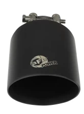 aFe Power Mach Force-XP 2-1/2" 304 Stainless Steel Black Exhaust Tip                                     - 49T25454-B072 - Image 3