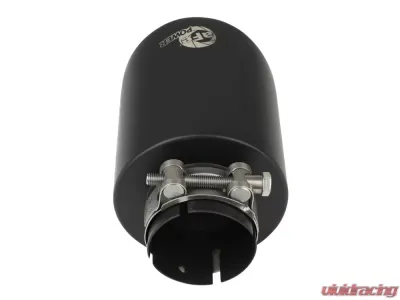 aFe Power Mach Force-XP 2-1/2" 304 Stainless Steel Black Exhaust Tip - 49T25454-B072
