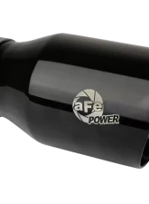 aFe Power Mach Force-XP 3" 304 Stainless Black Exhaust Tip                                     - 49T30454-B093 - Image 5