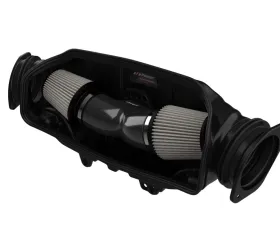 aFe Power Track Series Carbon Fiber Cold Air Intake System w/ Pro DRY S Filters Chevrolet Corvette C8 V8 6.2L 2020-2024