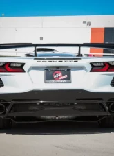 aFe Power Mach Force-XP 304 Stainless Steel Catback Exhaust with Muffler with Black Tips No NPP Chevrolet Corvette C8 8-6.2L 2020-2024                                     - 49-34127-B - Image 3