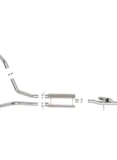 aFe Power Gemini XV Catback Exhaust System With Cut-Out Black GMC Sierra 2009-2018 | Chevrolet Silverado 2009-2018                                     - 49-34133-B - Image 5