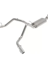 aFe Power Gemini XV Catback Exhaust System With Cut-Out Polished GMC Sierra 2009-2018 | Chevrolet Silverado 2009-2018                                     - 49-34131-P - Image 6
