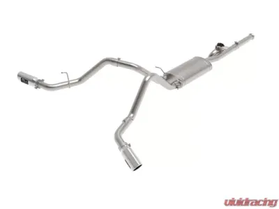 aFe Power Gemini XV Catback Exhaust System With Cut-Out Polished GMC Sierra 2009-2018 | Chevrolet Silverado 2009-2018 - 49-34131-P
