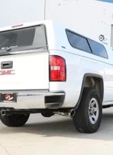 aFe Power Gemini XV Catback Exhaust System With Cut-Out Polished GMC Sierra 2009-2018 | Chevrolet Silverado 2009-2018                                     - 49-34131-P - Image 5