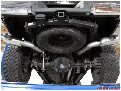 aFe Power Large Bore-HD 4-Inch DPF-Back Exhaust System for Ford F-250/F-350 2015-2016 - 49-43122-P