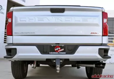 aFe Power Large Bore-HD 3 IN 409 Stainless Steel DPF-Back Exhaust System Chevrolet Silverado | GMC Sierra 2020-2021 - 49-44128-B
