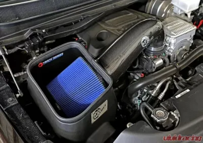 aFe Power Track Series Carbon Fiber Cold Air Intake System With Pro 5R Filter Ram 1500 2019-2021 - 57-10011R