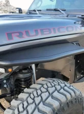 Fabtech Jeep Jl/Jt Tube Fenders Fr Stl Pwdrcoat Blk Texture Jeep                                     - FTS24212 - Image 2