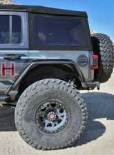 Fabtech Jeep Jl Tube Fenders Rr Stl Pwdrcoat Blk Texture Jeep Wrangler 2018                                     - FTS24213 - Image 2