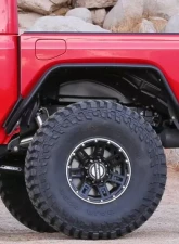 Fabtech Jeep Jt Tube Fenders Rr Stl Pwdrcoat Blk Texture                                     - FTS24248 - Image 2