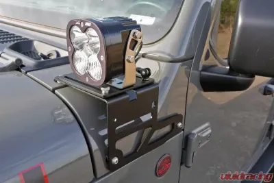 Fabtech Light Bracket Kit Adj Jeep - FTS24270