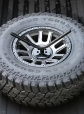 Fabtech Spare Tire Mnt Black                                     - FTT10001BK - Image 2