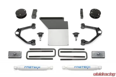 Fabtech 3" Budget Sys W/ Perf Shks 14-18 Gm C/K1500 P/U W/ Oe Alm Or Stmp Stl Uca - K1070