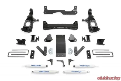 Fabtech 4" Basic Sys W/Perf Shks 2011-19 Gm 2500Hd 2Wd/4Wd - K1121