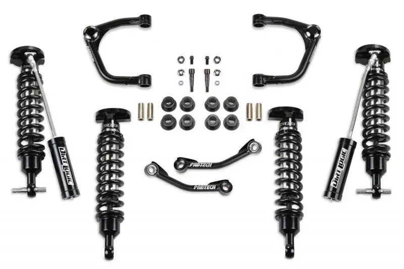 Fabtech 3" Uniball Uca Kit W/ Dl 2.5 Resi & 2.5 N/R 2021 Gm Suv 4Wd - K1188DL