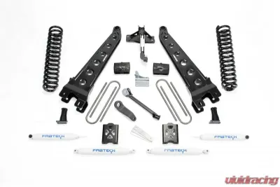 Fabtech 6" Rad Arm Sys W/Coils & Perf Shks 05-07 Ford F250 4Wd W/Factory Overload Ford F-250 2005-2007 - K20111
