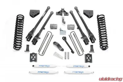 Fabtech 6" 4Link Sys W/Coils & Perf Shks 05-07 Ford F350 4Wd Ford F-350 2005-2007 - K20132