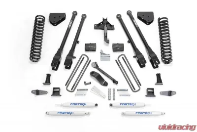Fabtech 6" 4Link Sys W/Coils & Perf Shks 08-10 Ford F450/F550 4Wd - K2054
