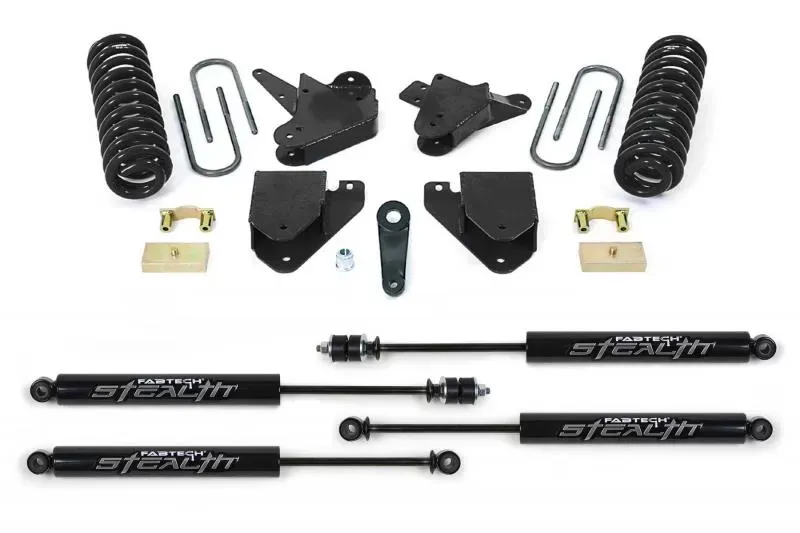 Fabtech 6" Basic Sys W/Stealth 01-04 Ford F250/350 2Wd &00-05 Excur 2Wd W/7.3L Diesel Ford 2001-2004 - K2100M