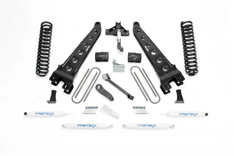 Fabtech 6" Rad Arm Sys W/Coils & Perf Shks 2008-16 Ford F250 4Wd Ford - K2119