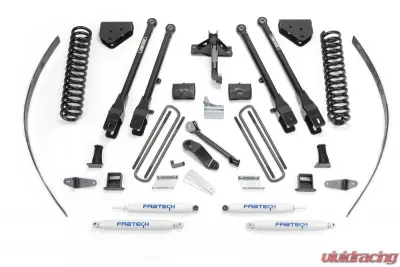 Fabtech 8" 4Link Sys W/Coils & Perf Shks 2008-16 Ford F250 4Wd W/O Factory Overload Ford - K2125