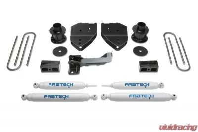 Fabtech 4" Budget Sys W/Perf Shks 17-20 Ford F250/F350 4Wd Ford - K2213