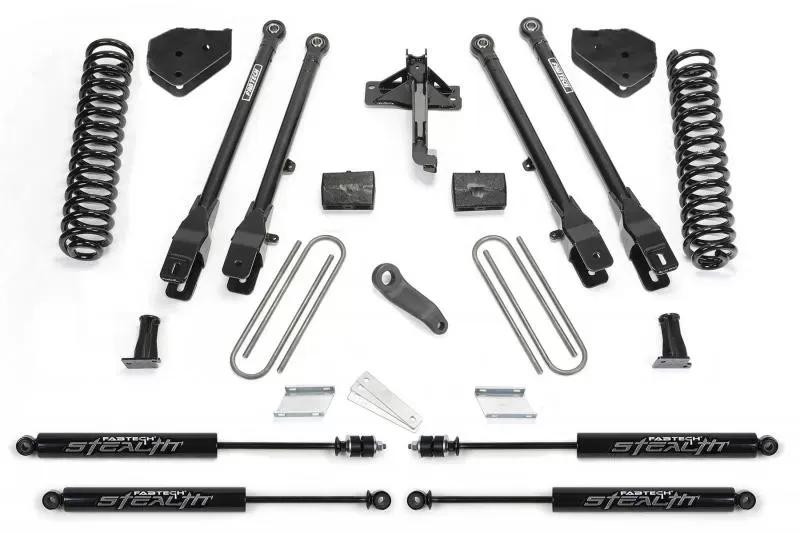 Fabtech 6" 4Link Sys W/Coils & Stealth 17-20 Ford F250/F350 4Wd Diesel Ford - K2219M
