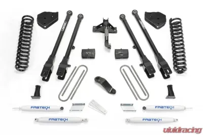 Fabtech 6" 4Link Sys w/ Coils & Perf Shks Ford F-450 | F-550 4WD Diesel 2017 - K2284