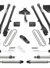 Fabtech 4" 4 Link System with Coils & 2.25" DL Shocks for 2017-2021 Ford F250/F350 4WD                                     - K2290DL - Image 2
