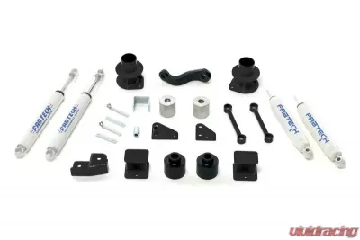 Fabtech 3" Basic System w/ Performance Shocks Jeep JK 4WD 2007-2018 - K4037
