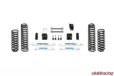 Fabtech 3" Sport System W/ Perf Shks 2007-18 Jeep Jk 4-Door Jeep Wrangler - K4048