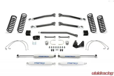 Fabtech 3" Trail Ii W/ Perf Shocks 2007-18 Jeep Jk 4-Door Jeep Wrangler 2007-2018 - K4052
