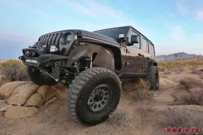 Fabtech Fenders Front Jeep Jl/Jt W/ Fabtech Tube Fenders Jeep - K4187