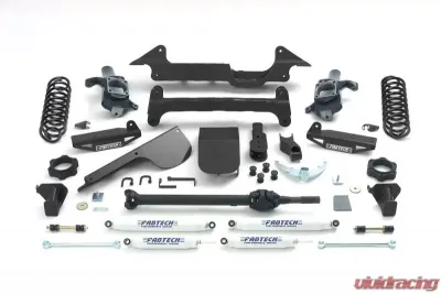 Fabtech 6" Performance System w/ Performance Shocks Hummer H2 SUV | SUT 4WD w/ Rear Coil Springs 2003-2008 - K5000